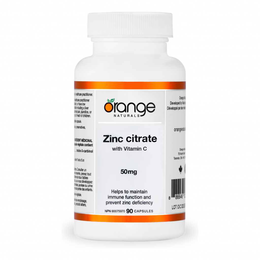 Orange Naturals Zinc + Vitamin C