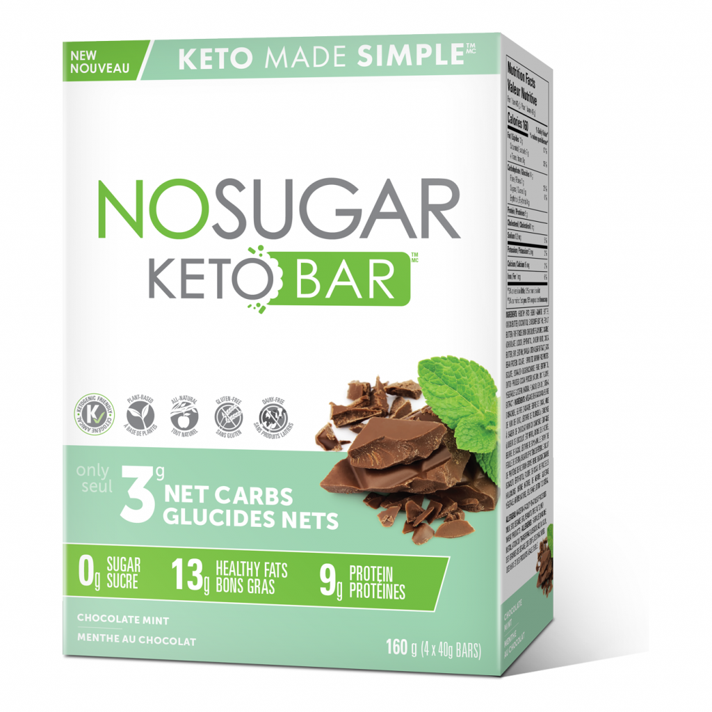 No Sugar Keto Bar Choc Mint