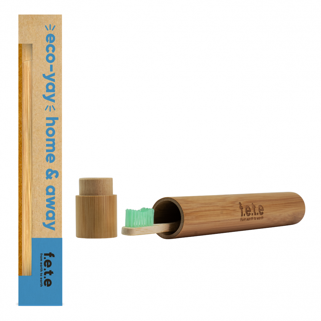 Bamboo Toothbrush Travel Case