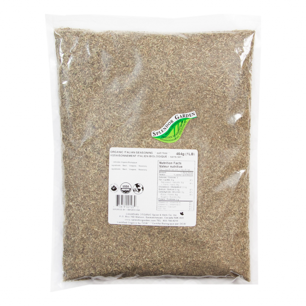 Org Italian Seasoning 'salt free'