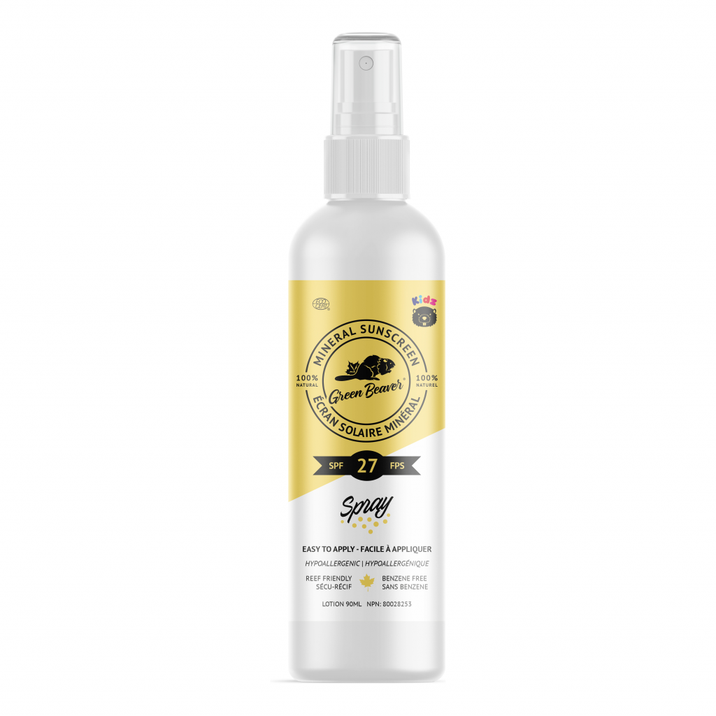 SPF 27 Kids Natural Sunscreen Spray
