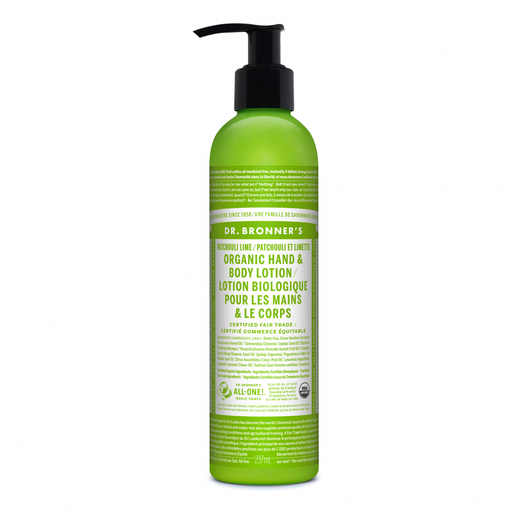 Patchouli Lime Organic Lotion