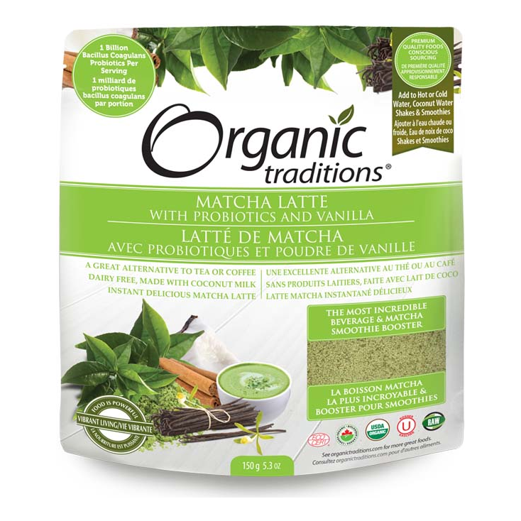 Latte - Matcha with Probiotics