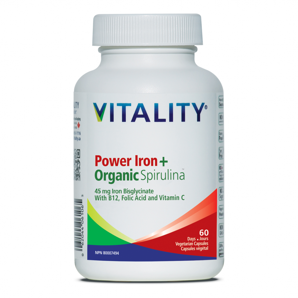 Power Iron+Organic Spirulina