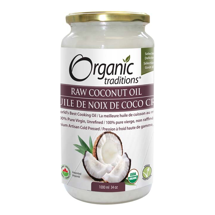 Coconut Oil, Raw Ex Virgin Unrefind