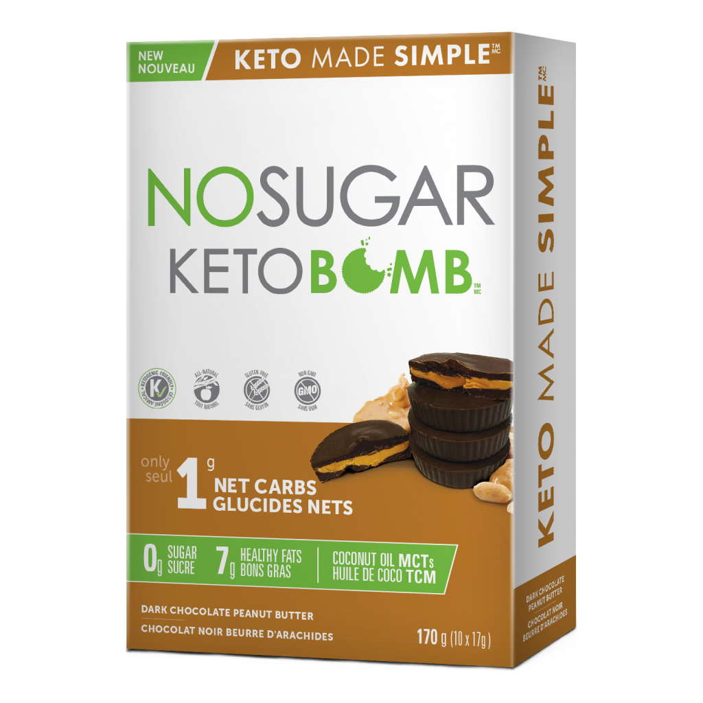 No Sugar Keto Bomb Dark Choc PB