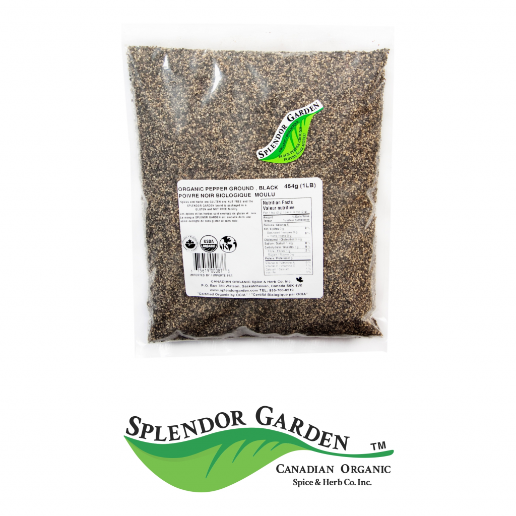Organic Ground Black Pepper