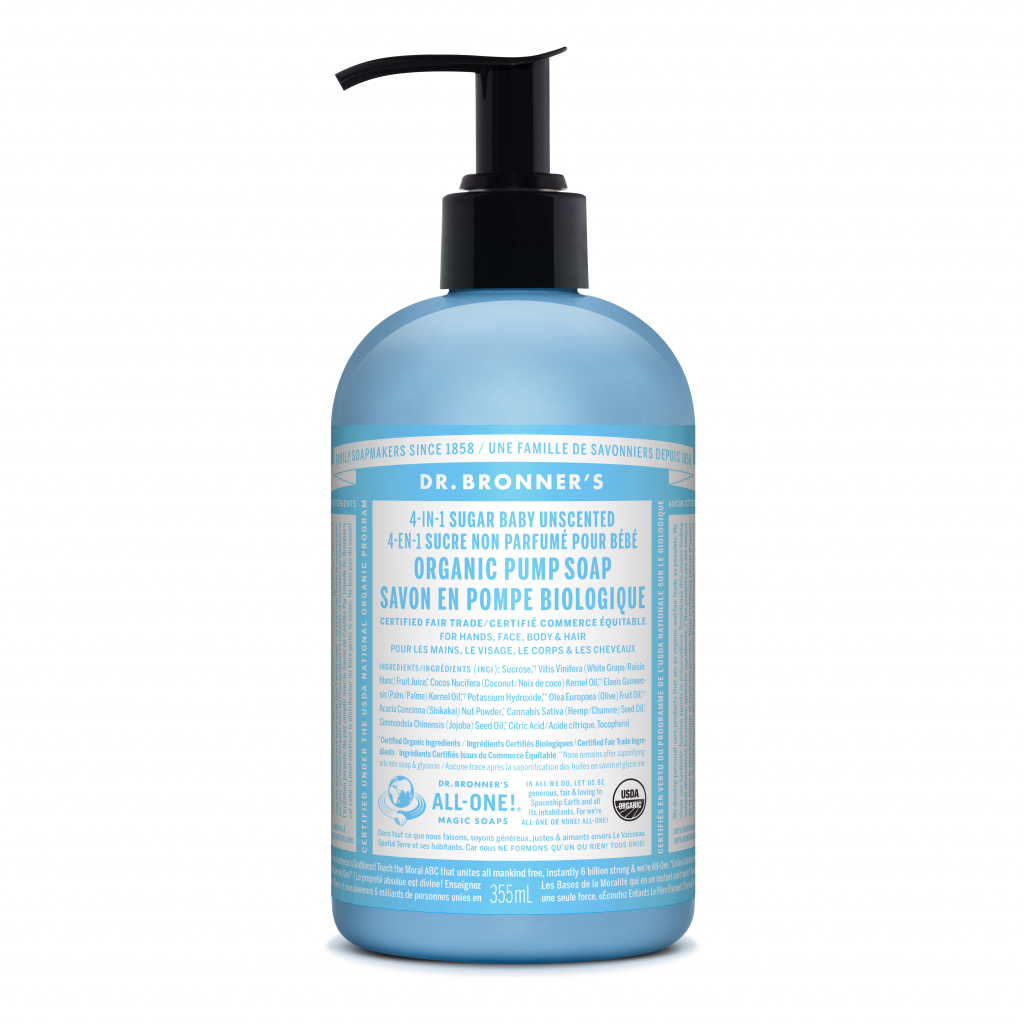 Baby-Unscented Sugar Pump Soap