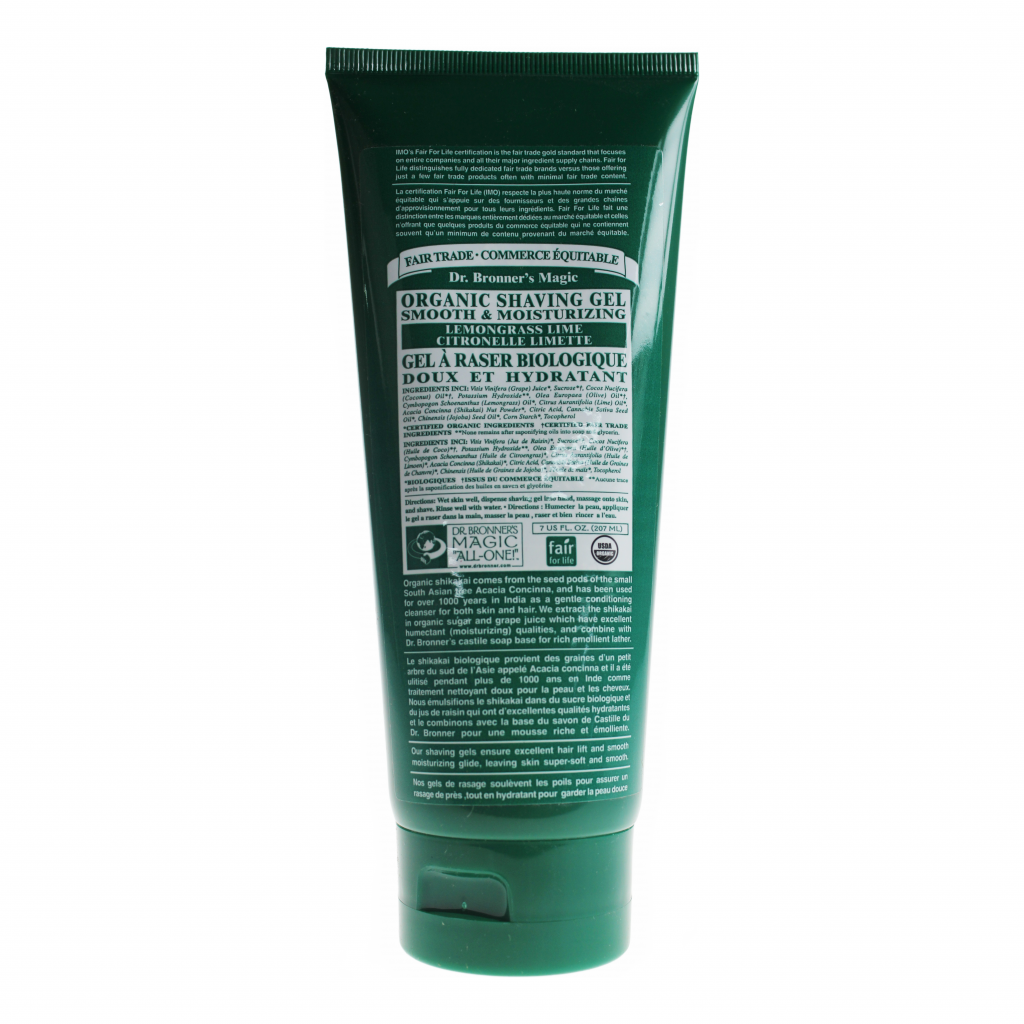 Lemongrass Lime Organic Shaving Soap
