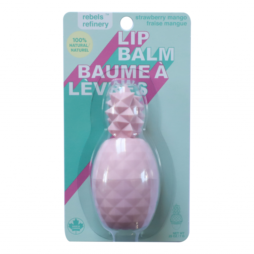 Pineapple Lip Balm Pink Blister