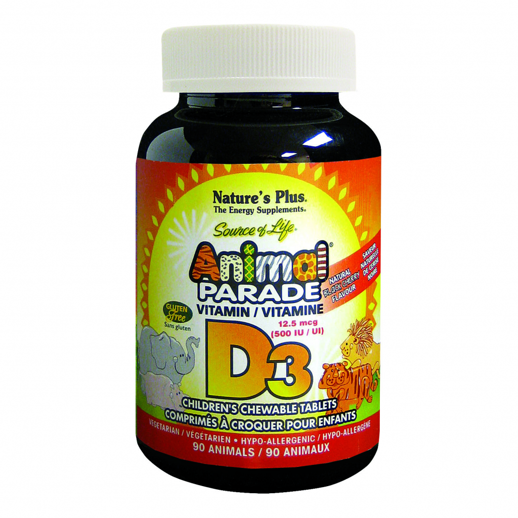 Animal Parade Vit D3, Blk Chy