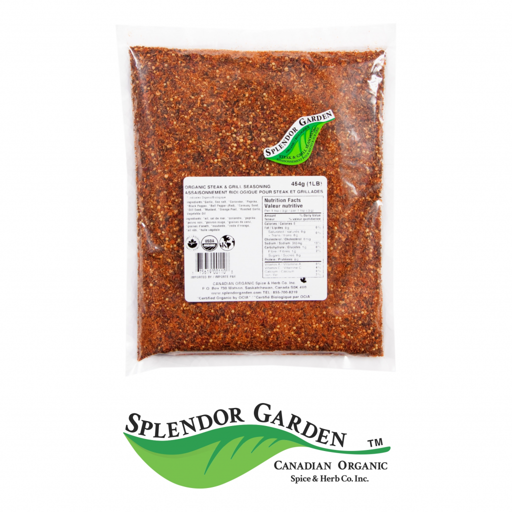 Organic Steak & Grill Seasoning