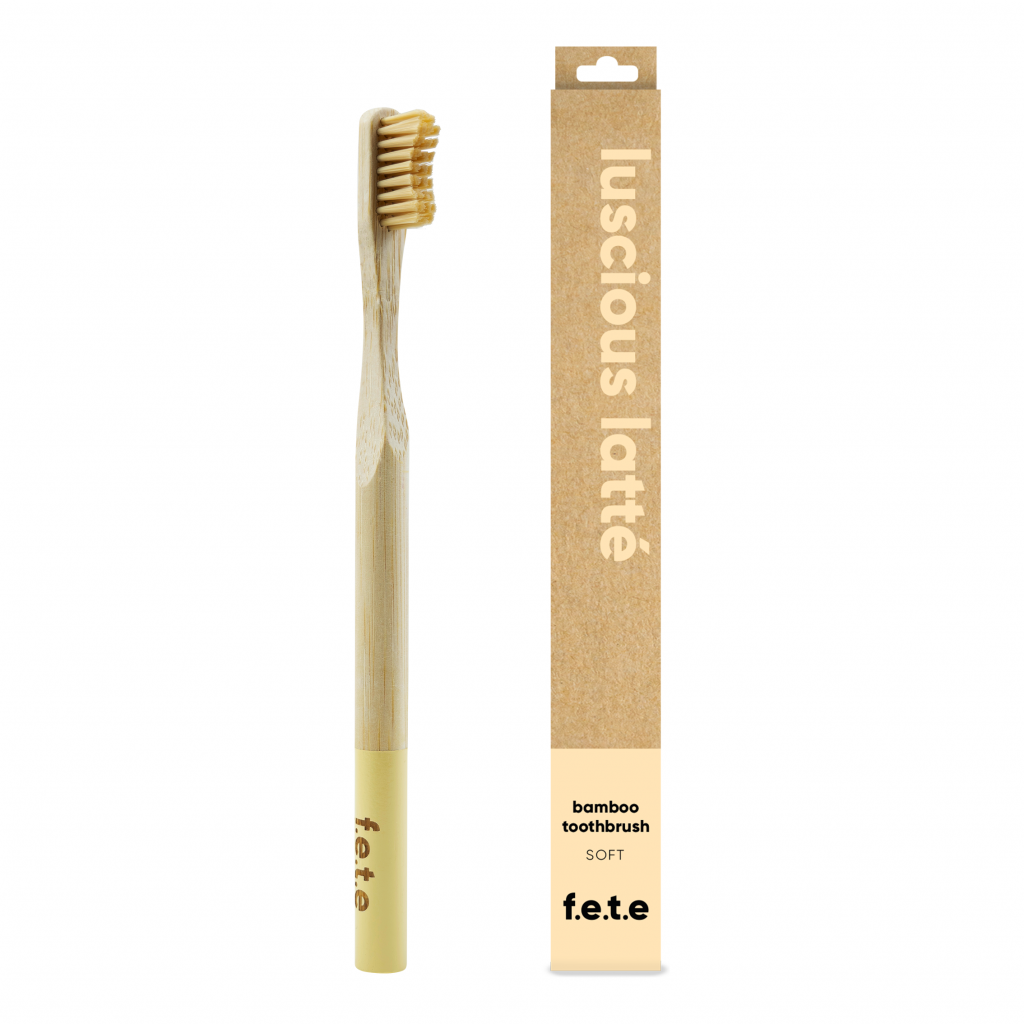 Bamboo Toothbrush Luscious Latte