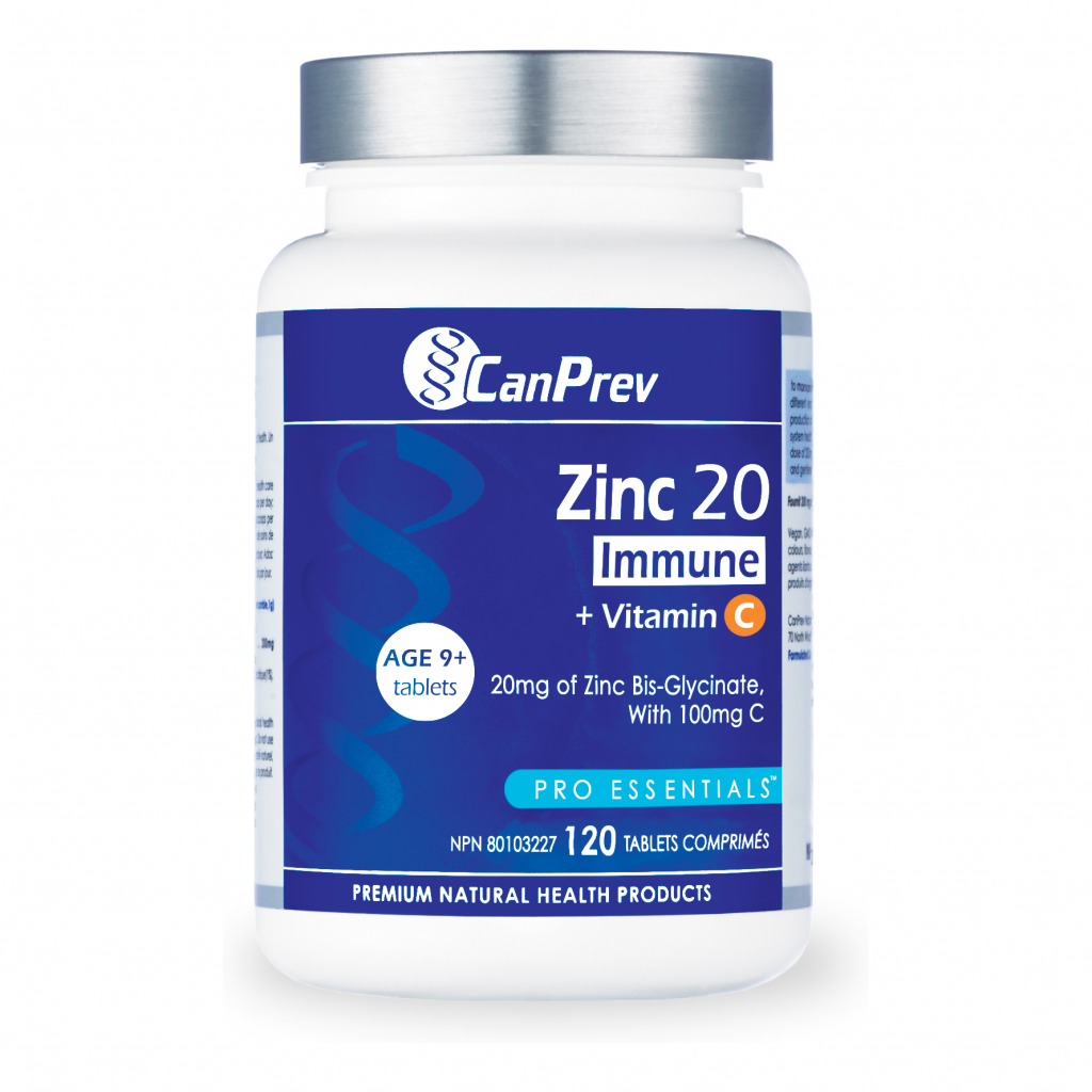 Zinc 20 Immune + Vitamin C