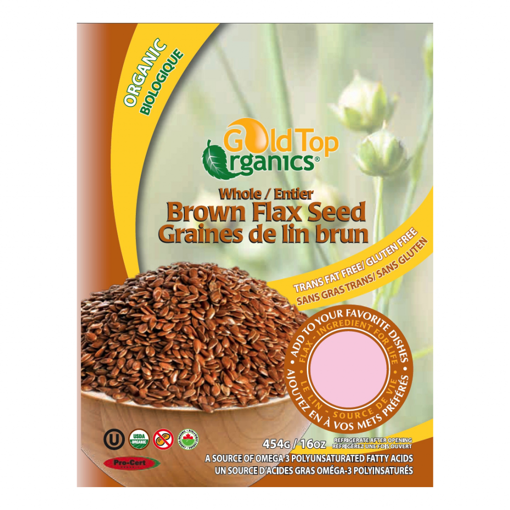 Whole Brown Flax Seed 454g