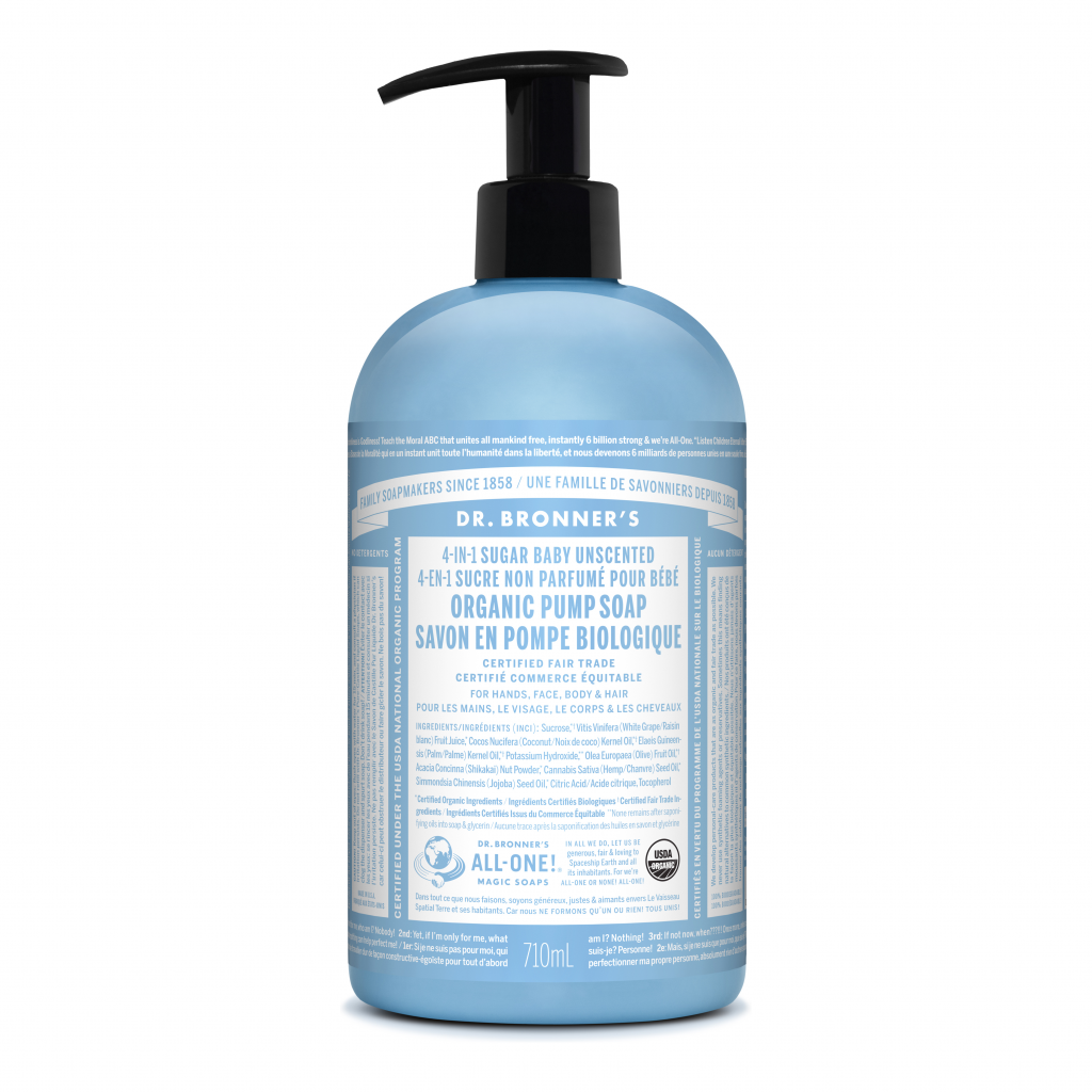 Baby-Unscented Sugar Pump Soap