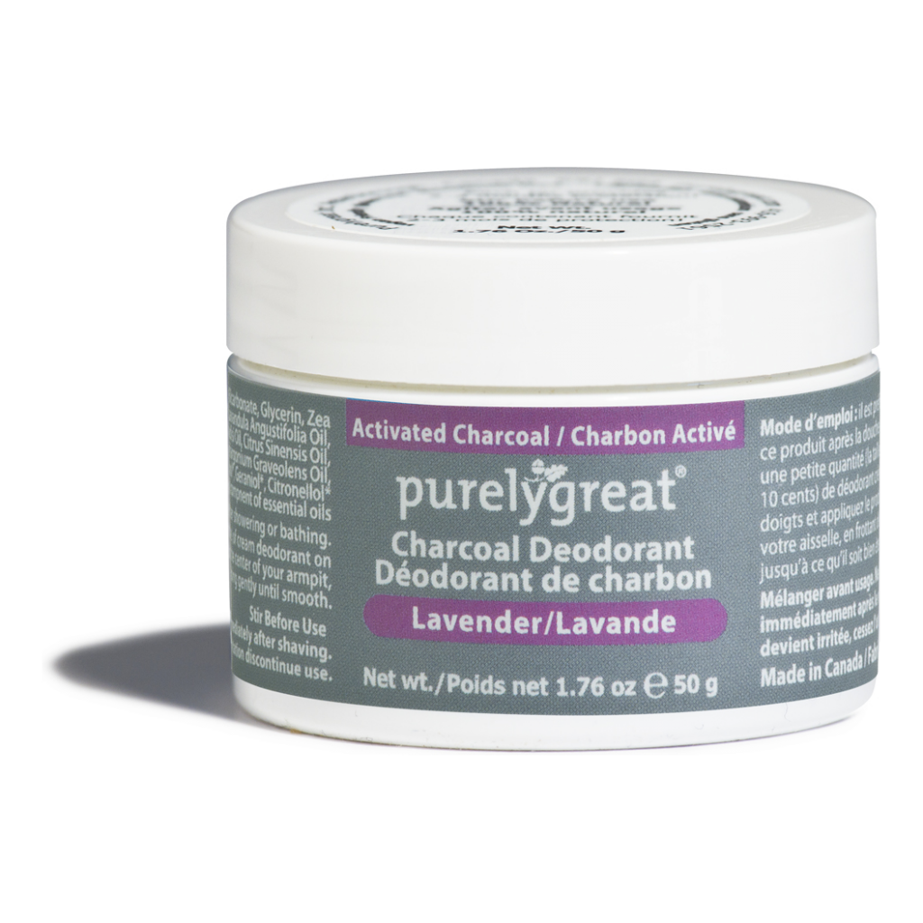 Cream Deodorant Activated Charcoal Lavender