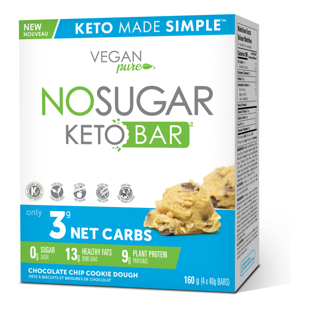 No Sugar Keto Bar Choc Chip