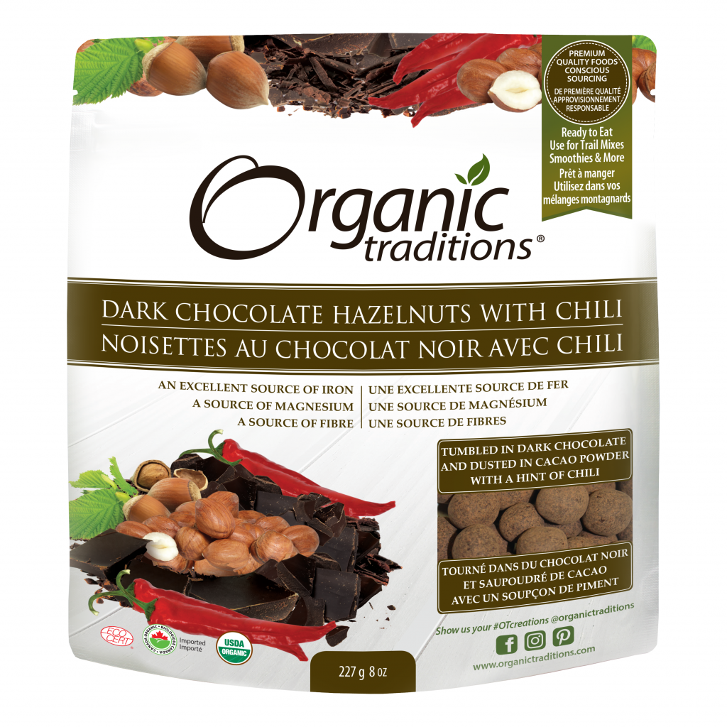 Hazelnuts, Dark Chocolate W Chili
