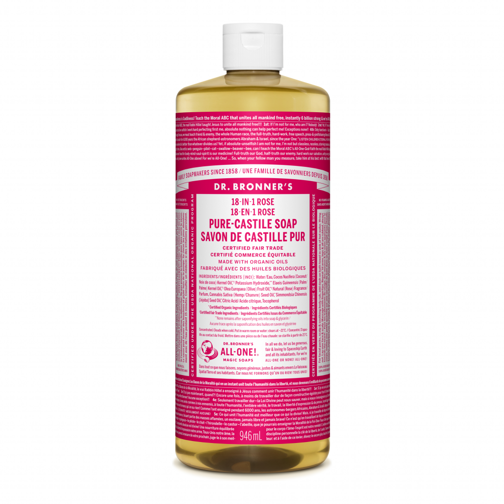 Rose Pure-Castile Liquid Soap