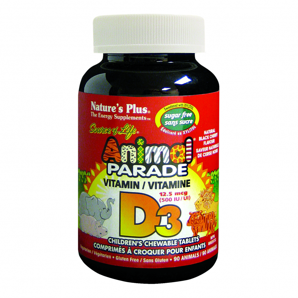 Animal Parade SFree Vit D3, Blk Chy