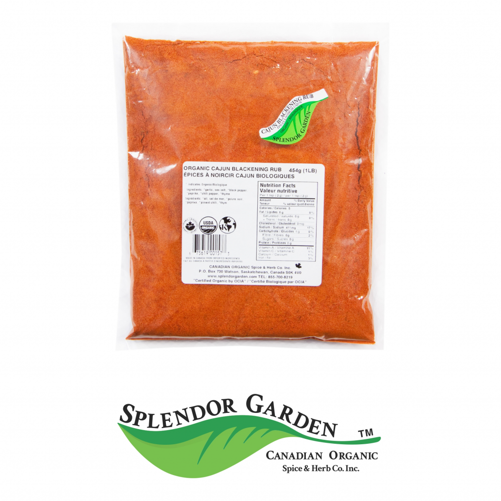 Organic Cajun Blackening Rub