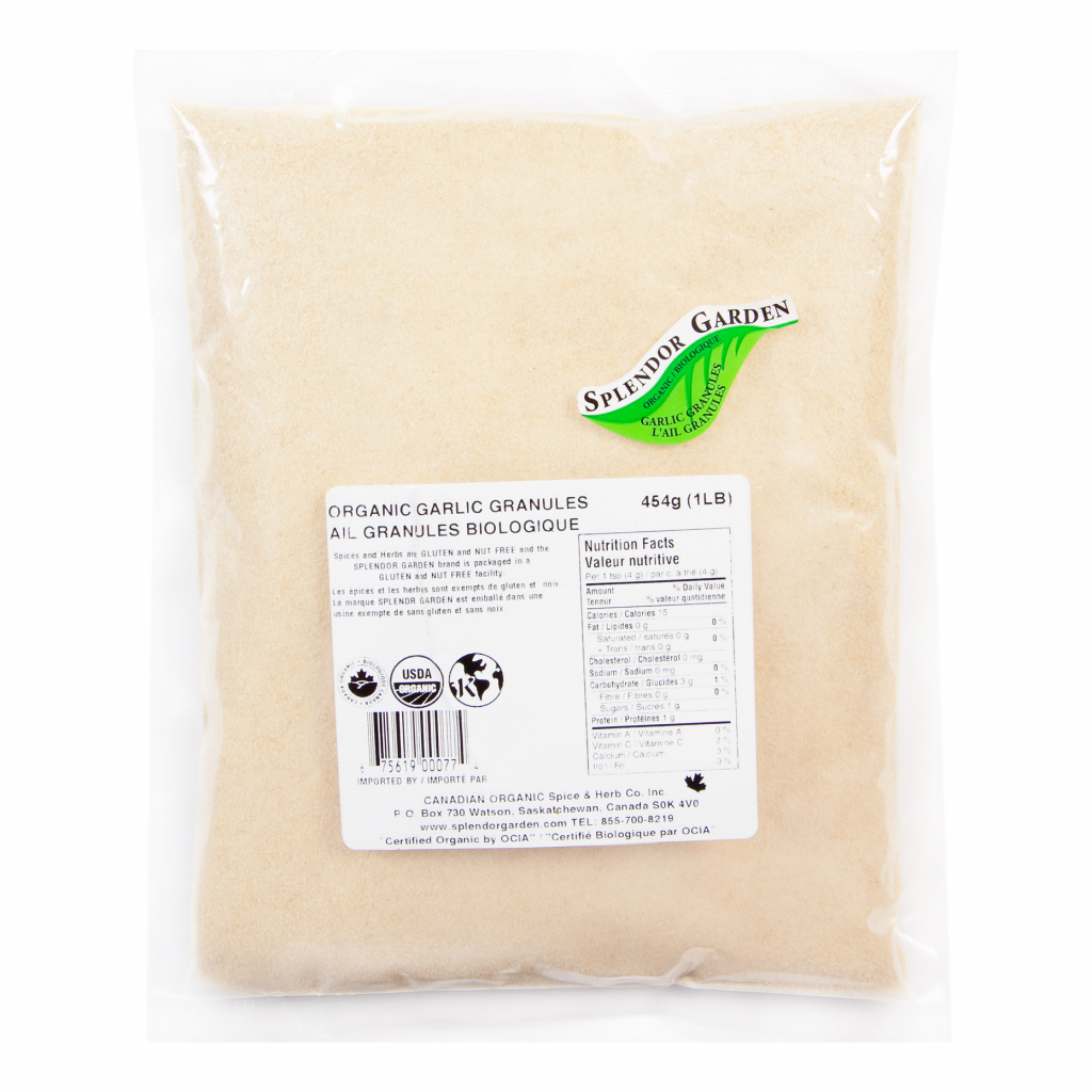 Organic Garlic Granules