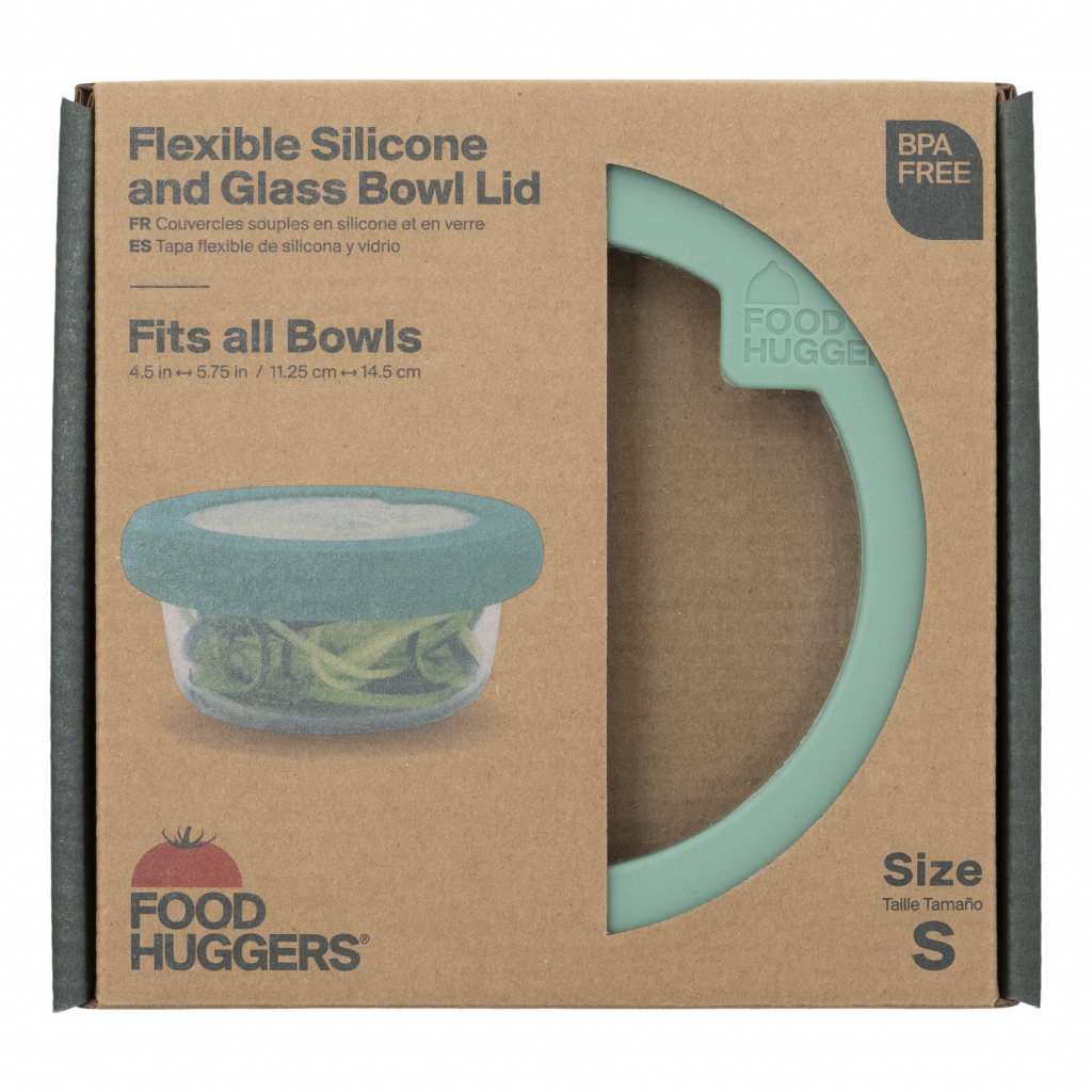 Silicone and Glass Bowl Lid - Small