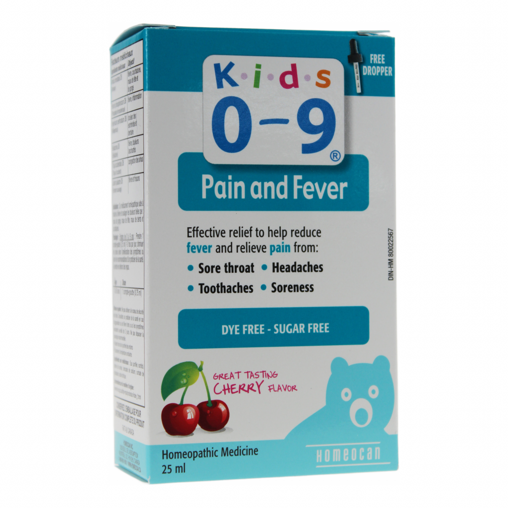Kids 0-9 Pain and Fever
